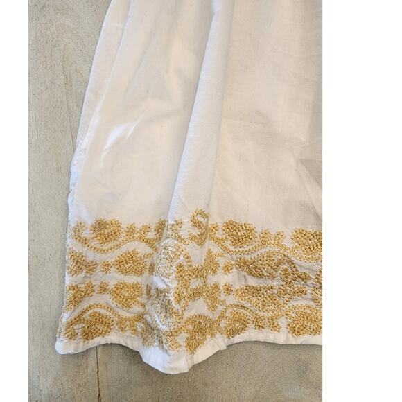 House of Harlow 1960 White Mini Dress Embroidered SZ Medium Summer - Picture 7 of 11